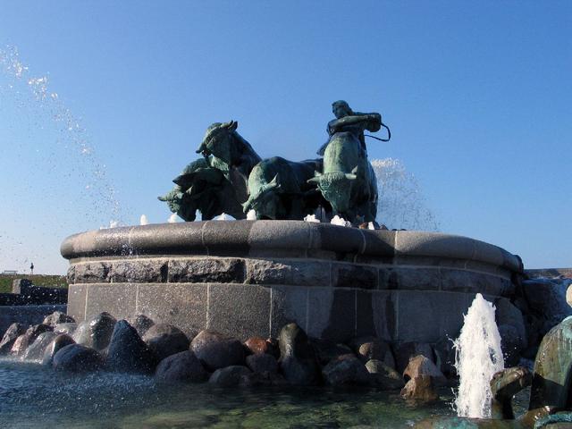 the Gefion Fountain