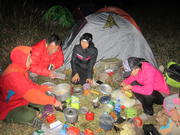 На връх Чуанди Динг, вечерта - At Chuandi Ding peak, evening