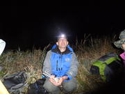 На връх Чуанди Динг, вечерта, аз - At Chuandi Ding peak, evening, me