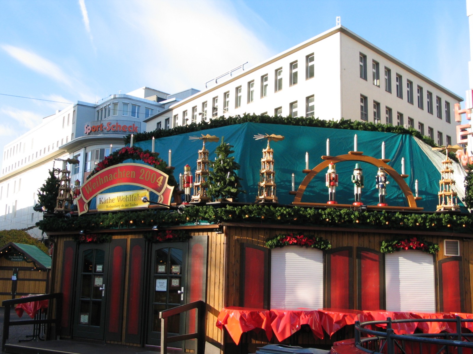 at the Christmas market