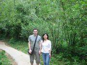 Yingxi- bamboo forest-me and YingYing-01