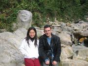 Tai He Dong-me and YingYing at river