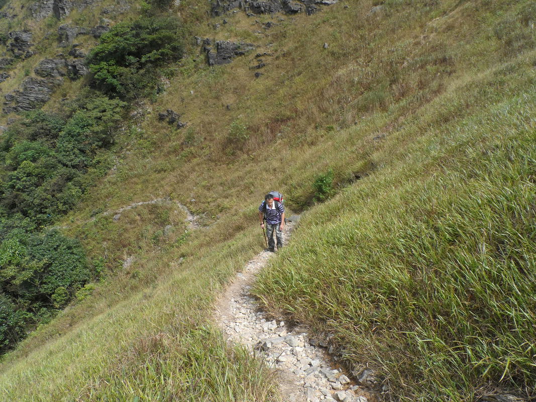 Цинфън Лънюе, почти на връх Гаоджан - Qingfeng Lengyue, almost at Gaozhang peak