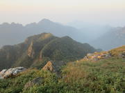 На връх Чуанди Динг, сутринта, панорама - At Chuandi Ding peak, morning, view