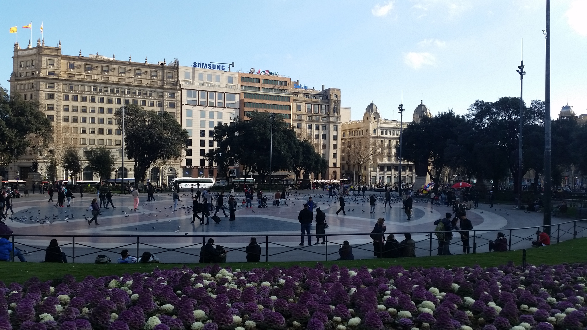 La plaça catalunya