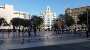 La plaça catalunya