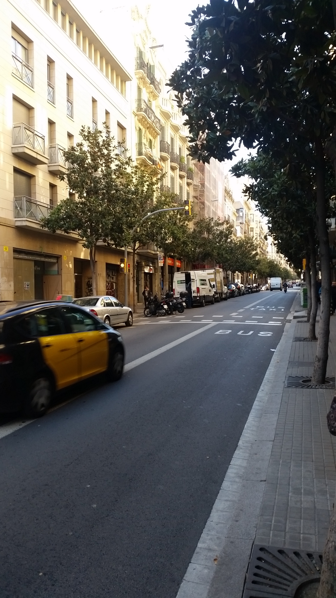 En las calles de Barcelona!