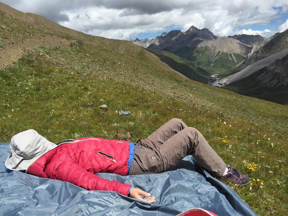 На поход на Zhuoda (卓达山), 4780 м височина