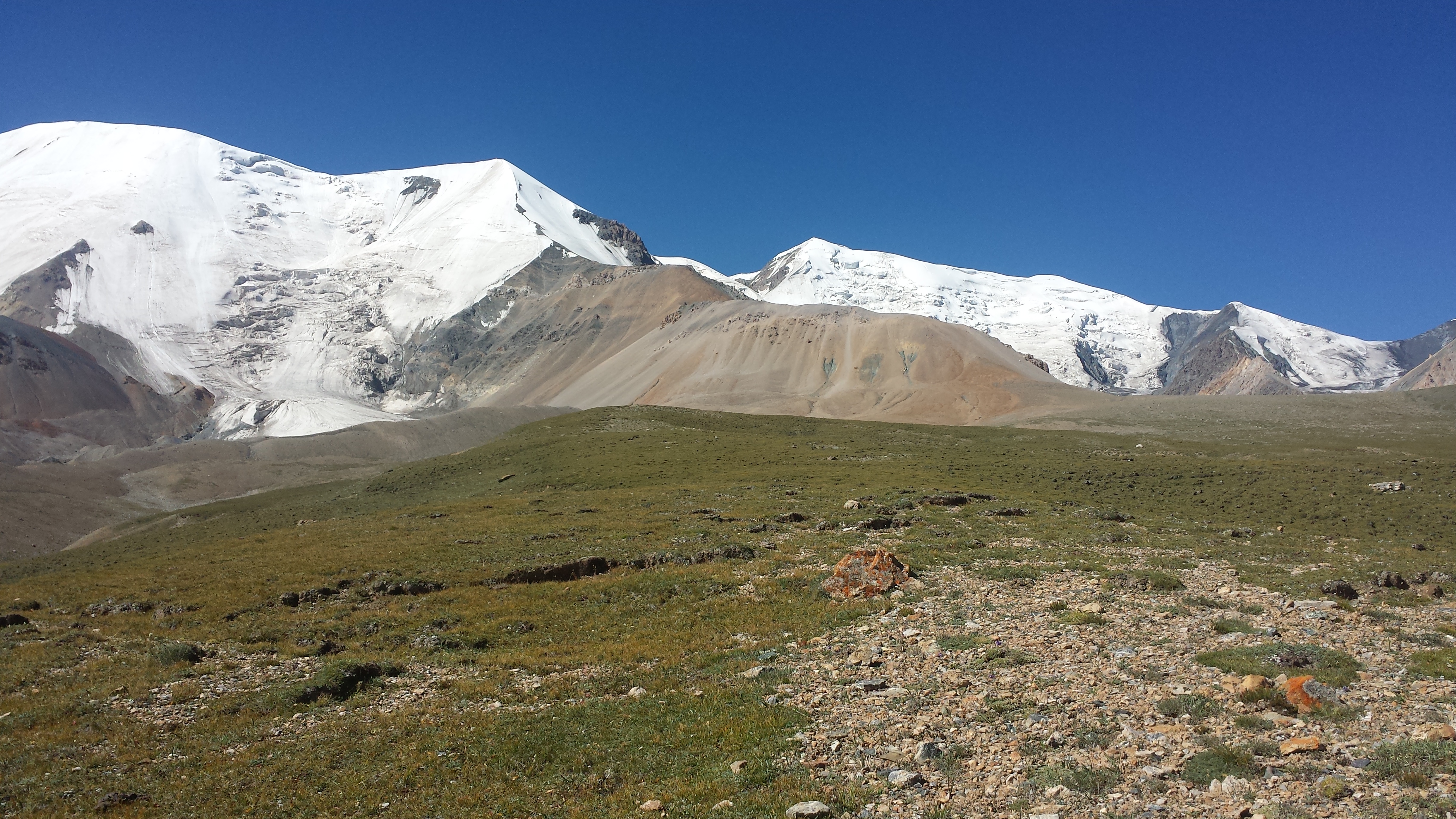 На планината Amnye Machen (阿尼玛卿山, ཨ་མྱེ་རྨ་ཆེན།), по склоновете, на 4600 м височина