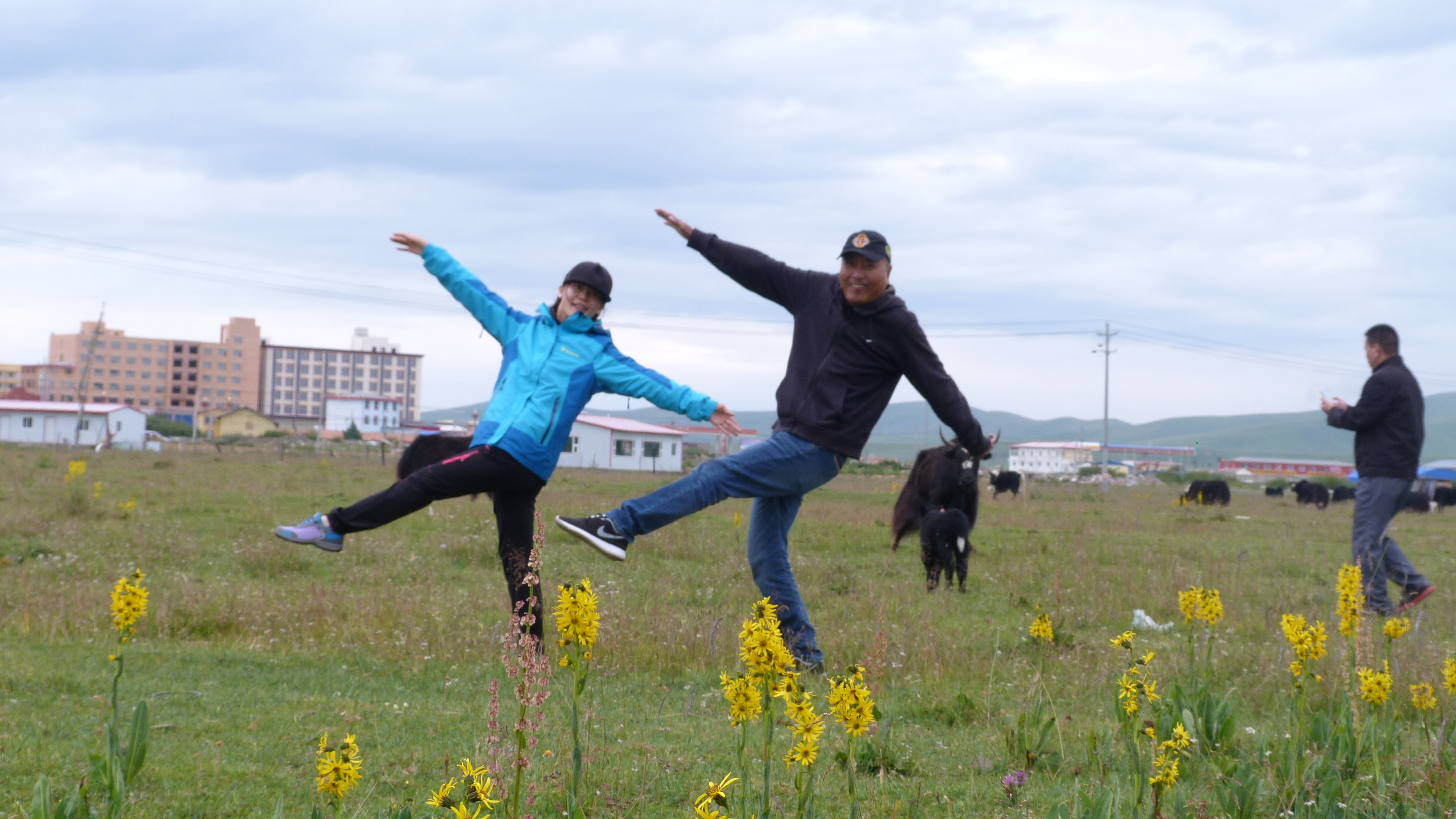 August 6: Zoige grasslands (若尔盖, མཛོད་དགེ་)，3410 m altitude Август 6: Степите Зойге (若尔盖, མཛོད་དགེ་), 3410 м височина