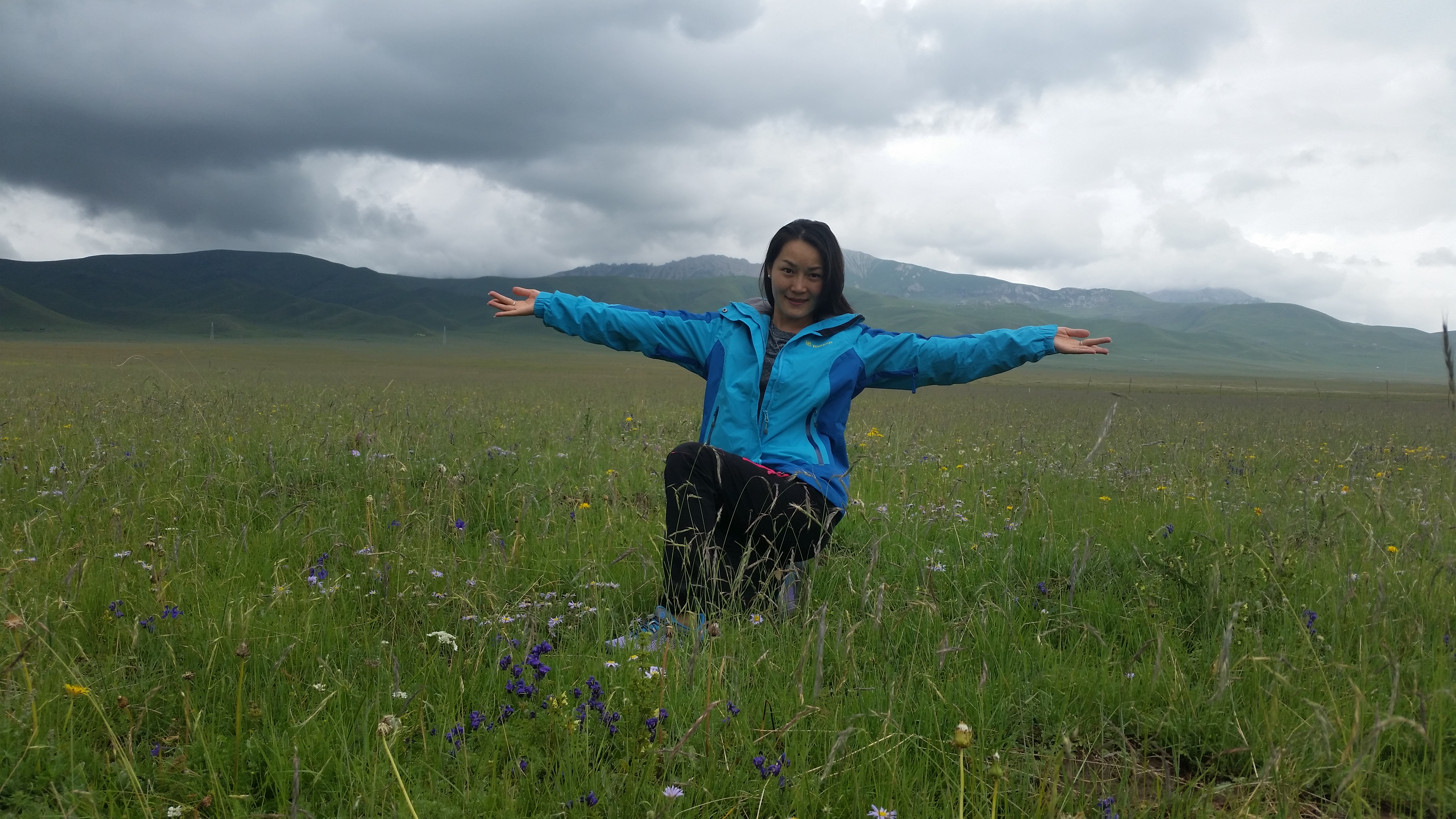 August 6: Zoige grasslands (若尔盖, མཛོད་དགེ་)，3430 m altitude Август 6: Степите Зойге (若尔盖, མཛོད་དགེ་), 3430 м височина