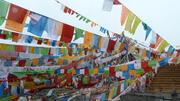 August 11: Amnye Machen (阿尼玛卿, ཨ་མྱིས་རྨ་ཆེན།）, Drakde La pass, 4610 m altitude Август 11: Амне Мачин (阿尼玛卿, ཨ་མྱིས་རྨ་ཆེན།）, на