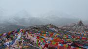 August 11: Amnye Machen (阿尼玛卿, ཨ་མྱིས་རྨ་ཆེན།）, Drakde La pass, 4610 m altitude Август 11: Амне Мачин (阿尼玛卿, ཨ་མྱིས་རྨ་ཆེན།）, на