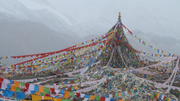 August 11: Amnye Machen (阿尼玛卿, ཨ་མྱིས་རྨ་ཆེན།）, Drakde La pass, 4610 m altitude Август 11: Амне Мачин (阿尼玛卿, ཨ་མྱིས་རྨ་ཆེན།）, на