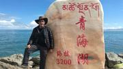 August 12: Qinghai lake (青海湖, མཚོ་སྔོན་པོ།）, 3210 m altitude Август 12: Езерото Чинхай (青海湖, མཚོ་སྔོན་པོ།）, 3210 м височина
