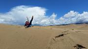 August 12: Golden Sands Bay desert (金沙湾沙漠།）, 3260 m altitude Август 12: Пустинята Залив Златни пясъци (金沙湾沙漠།）, 3260 м височина