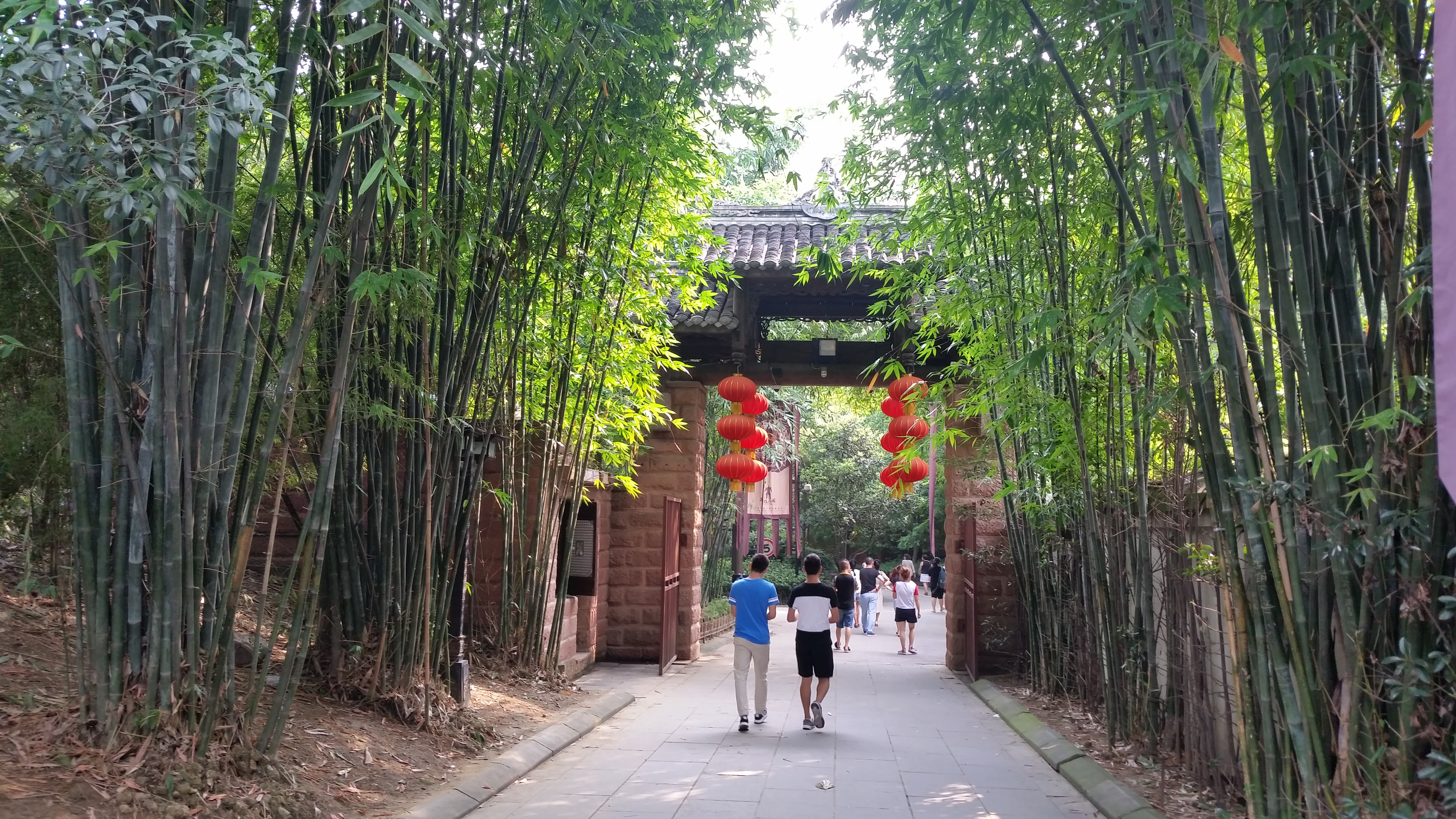 August 16:Chengdu (成都）, 460 m altitude， Jin Li ancient street (锦里古街) Август 16: Чънду  (成都）, 460 м височина, старинна улица Джин