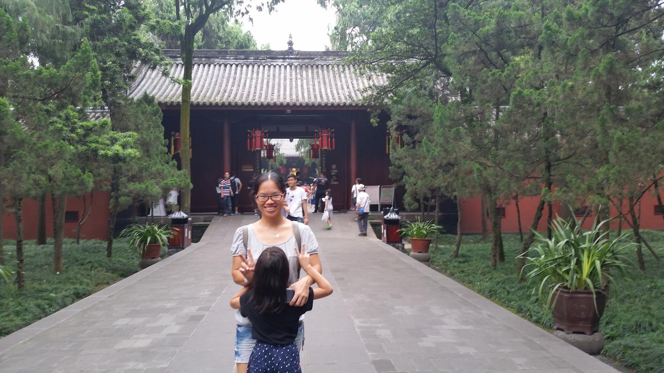 August 17:Chengdu (成都）, 460 m altitude，Wuhou residence (武侯祠) Август 17: Чънду  (成都）, 460 м височина, резиденция Вухоу (武侯祠)