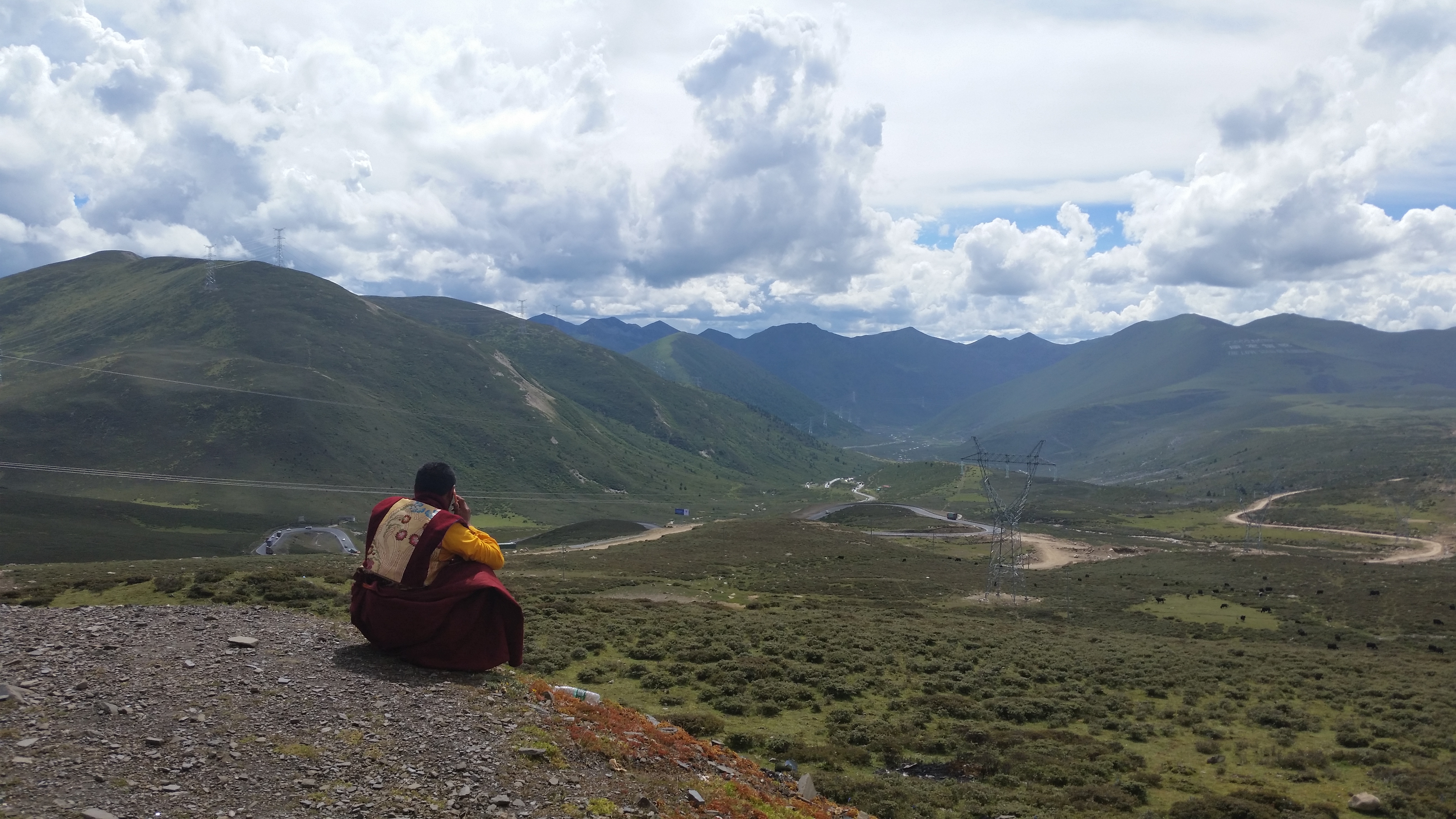 August 20: From Kangding (康定，དར་མདོ་གྲོང་ཁྱེར།）to Tagong (塔公，ྷ་སྒང་）, 4270 m altitude, Zheduo pass (折多山口) Август 20: От Кангдинг