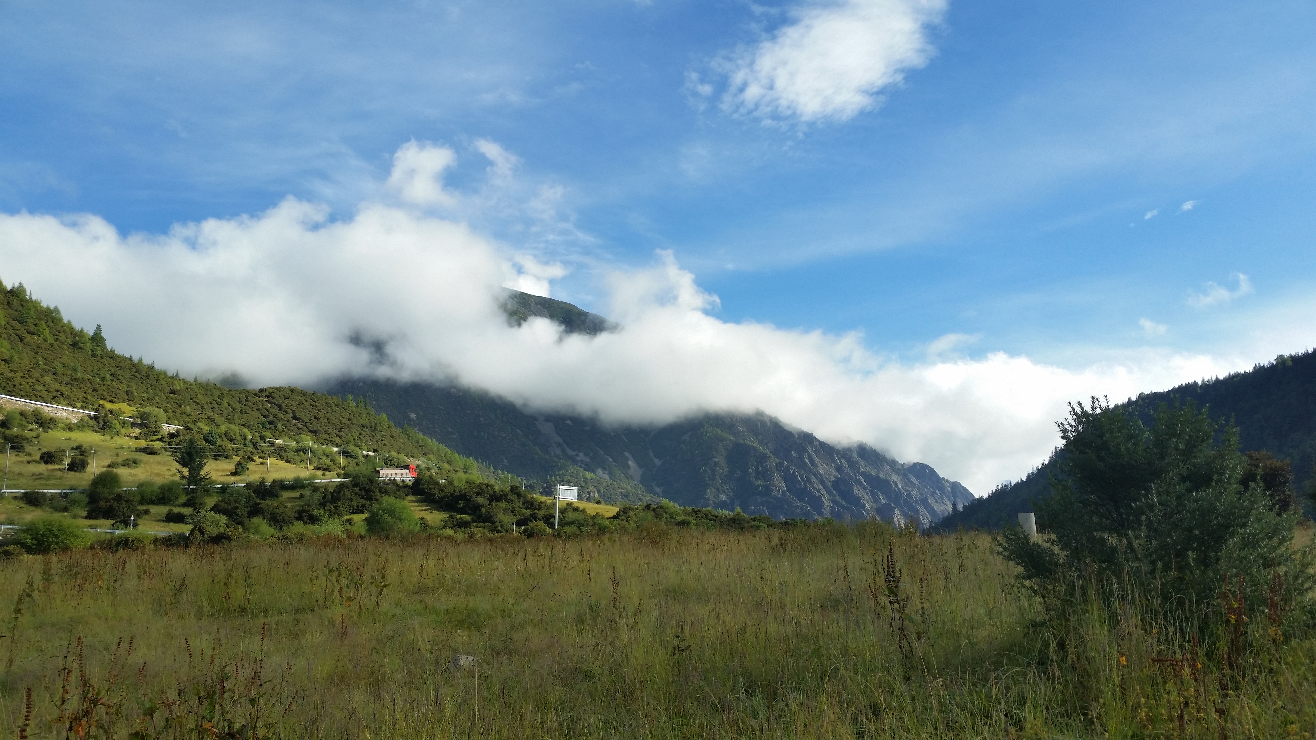 August 24: From Bamei (八美）to Danba (丹巴），3460 m altitude Август 24: От Бамей (八美) към Данба  (丹巴）, 3460 м височина