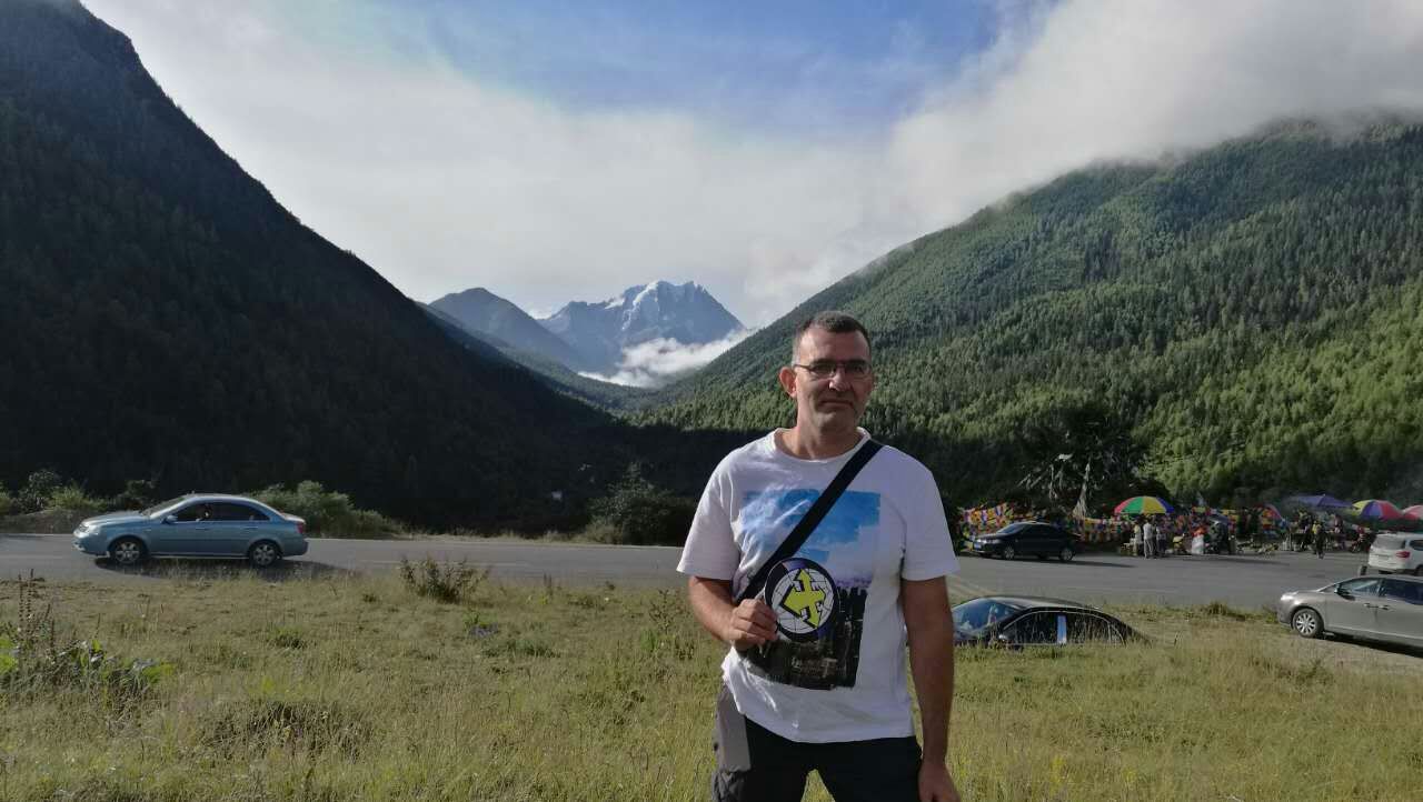 August 24: From Bamei (八美）to Danba (丹巴），Mt Zhara (雅拉雪山） , 3460 m altitude Август 24: От Бамей (八美) към Данба  (丹巴）, планината Дж