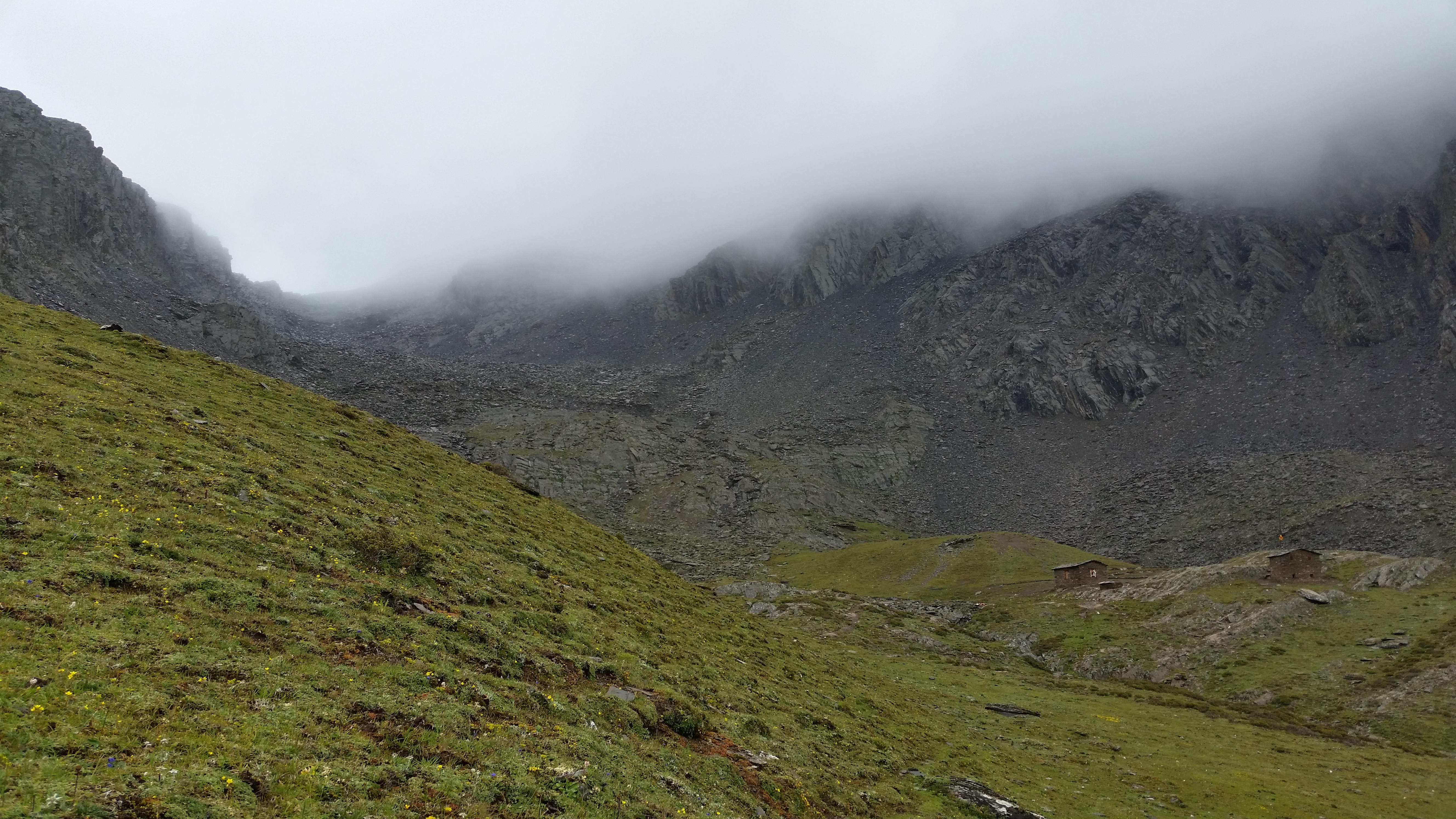 August 25: Mt. Four Sisters (Siguniang, 四姑娘山）, 4450 m altitude, in the circus Август 25: Планината Четирите сестри (Siguniang, 四