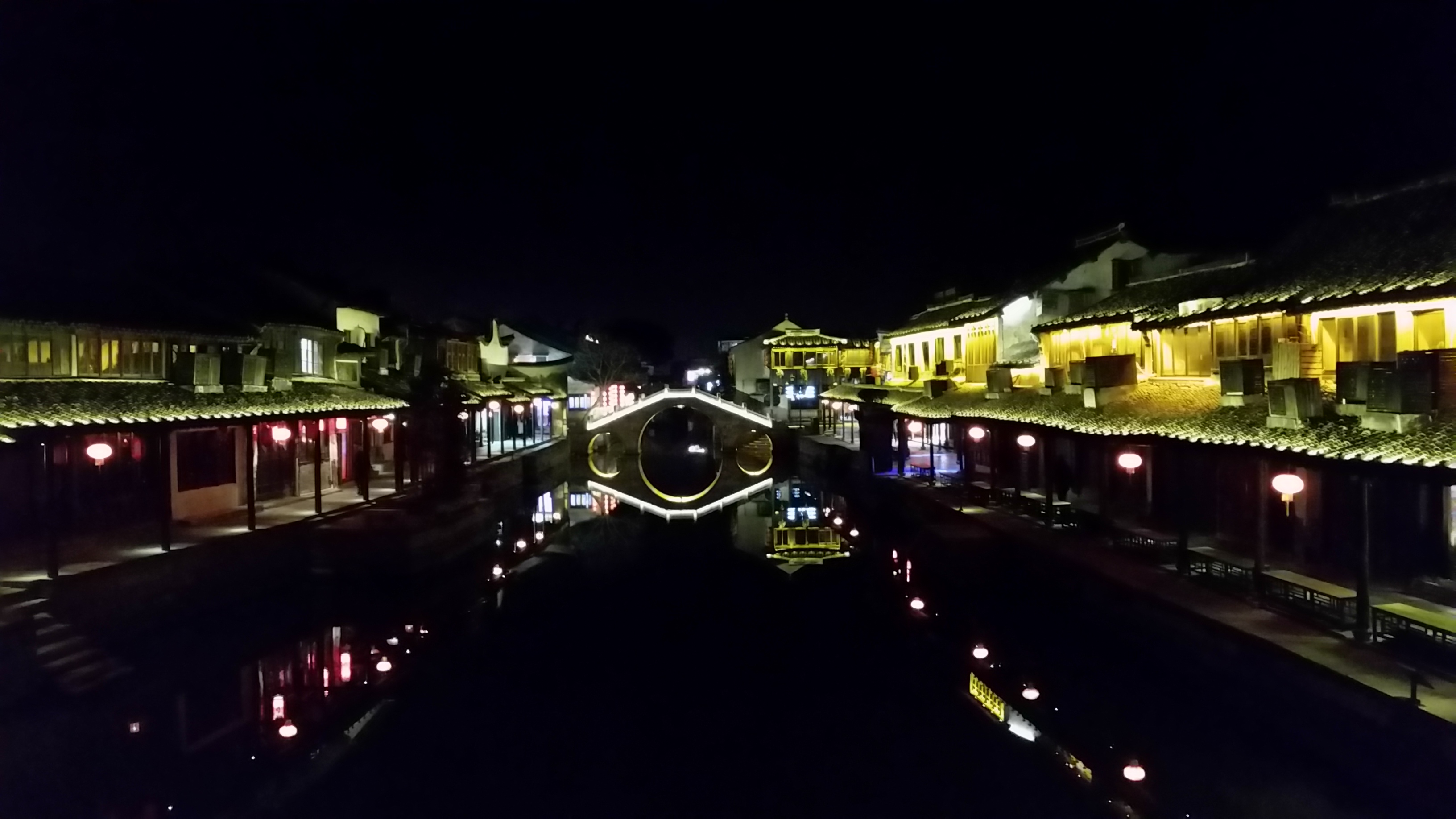 Xitang Old town in the eveningСтария град Ситанг вечерта