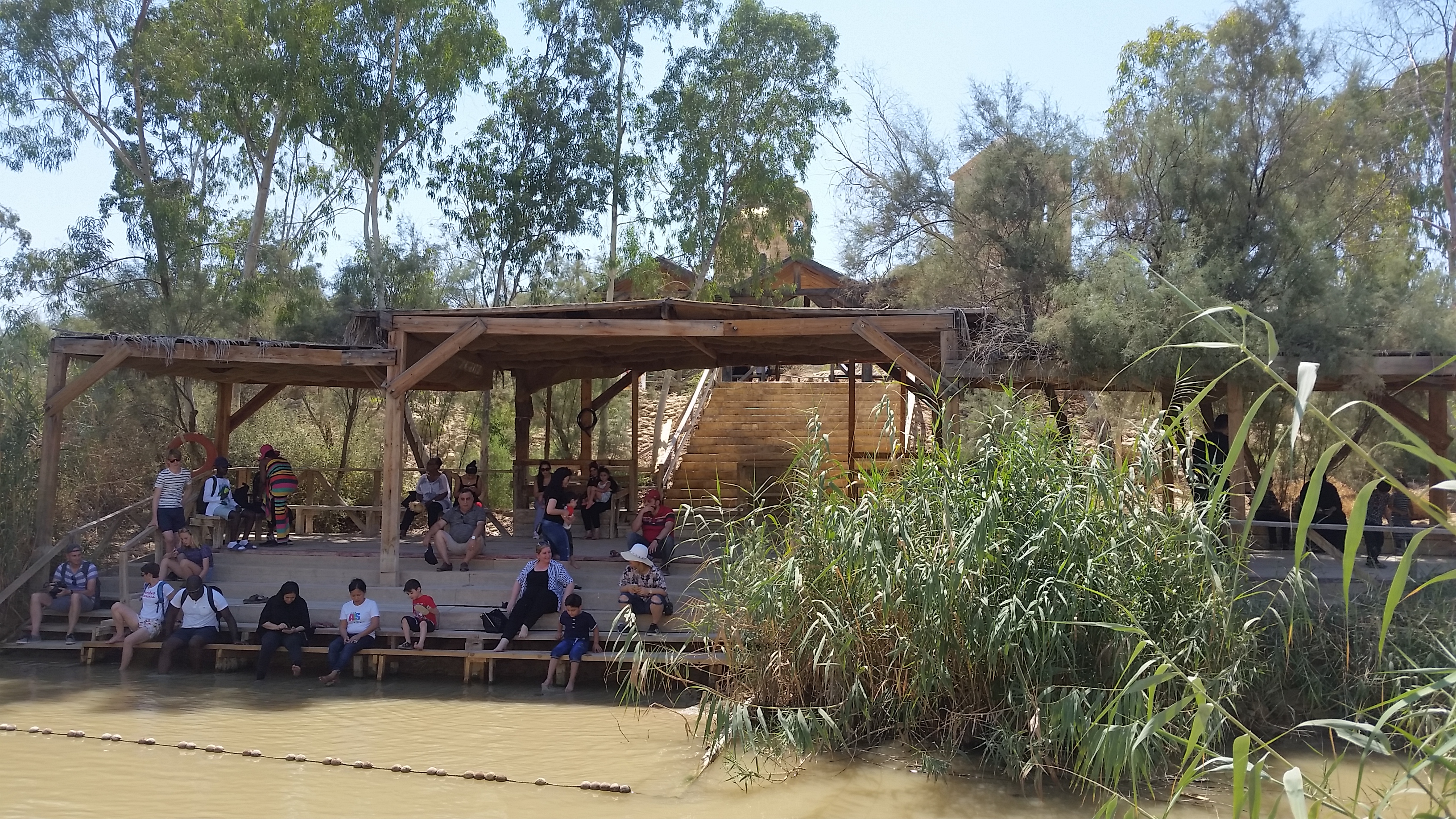 Jordan river baptism site
Мястото за кръщения на река Йордан